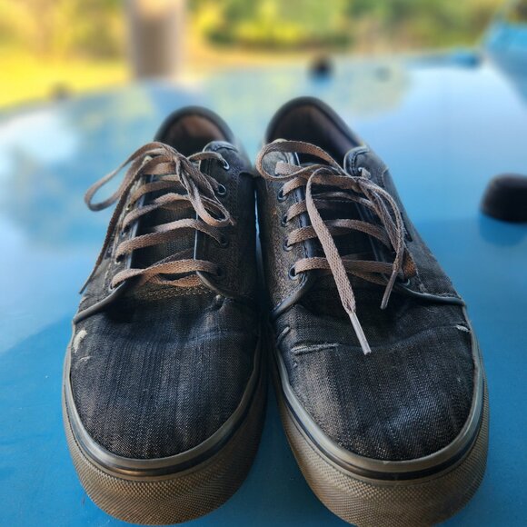 Vans M10.5- GREY DENIM SNEAKERS - Picture 5 of 5